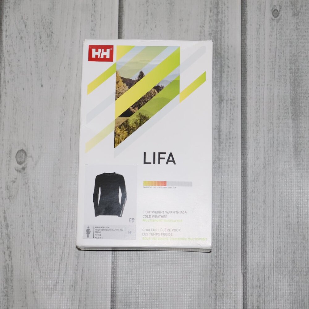 New Helly Hansen Hh Lifa Crew Base Layer Top - Women's View 3